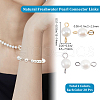 Beebeecraft 40Pcs 2 Styles Natural Cultured Freshwater Pearl Connector Charms FIND-BBC0003-10-2