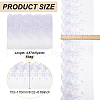 BENECREAT 5 Yards Polyester Embroidery Shell Lace Ribbon OCOR-BC0006-66B-2