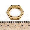 Ion Plating(IP) 304 Stainless Steel Finger Ring for Women RJEW-A052-03A-G02-5