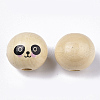 Natural Wood European Beads X1-WOOD-S055-16B-2