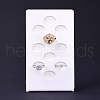 Rectangle Acrylic Finger Rings Display Tray Stands ODIS-P008-02-1