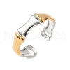 Bamboo Joint 304 Stainless Steel Cuff Rings RJEW-S626-06GP-A-2