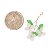 Plastic with Acrylic & Copper Wire Pendants PALLOY-JF03601-03-2