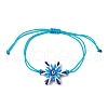 Adjustable Nylon Cord Link Bracelets BJEW-MZ00162-02-2