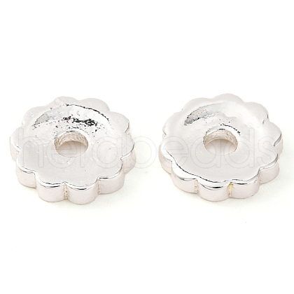 Flower Brass Beads KK-K378-40S-1
