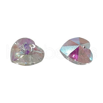 Romantic Valentines Ideas Glass Charms G030V14mm-48-1