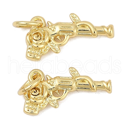 Brass Pendants KK-S527-03G-A-1