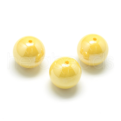 Pearlized Style Acrylic Beads MACR-S826-12mm-M-1