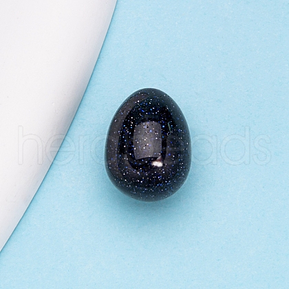 Mother's Day Gifts Synthetic Blue Goldstone Massage Tool PW-WG0C89C-09-1