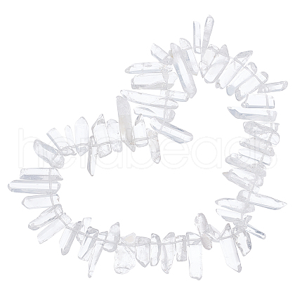 SUPERFINDINGS 1 Strand Natural Quartz Crystal Beads Strands G-FH0001-24-1