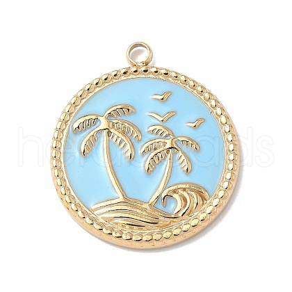 304 Stainless Steel Pendants STAS-C124-01G-1
