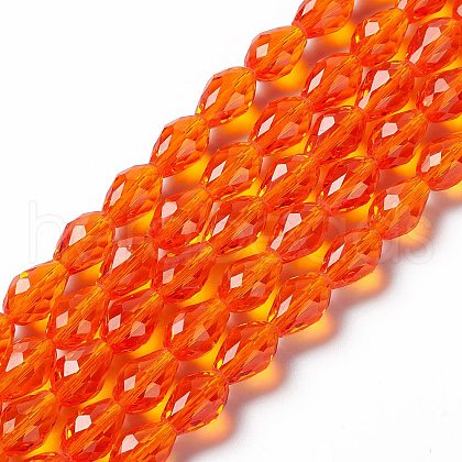 Glass Beads Strands X-GLAA-R024-11x8mm-18-1