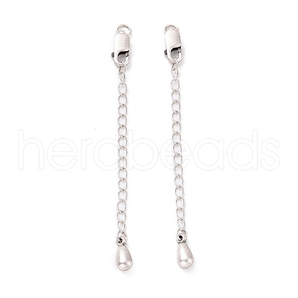 925 Sterling Silver Chain Extenders STER-D036-41AS-1