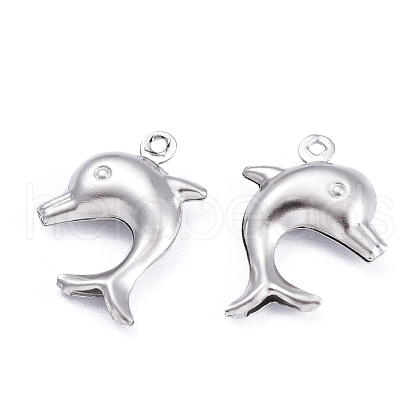 Dolphin 304 Stainless Steel Pendants STAS-I045-29-1