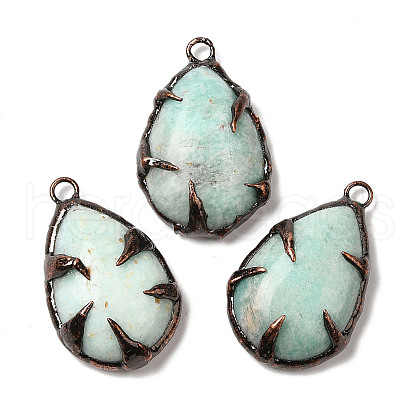 Natural Amazonite Pendants G-C050-05R-1
