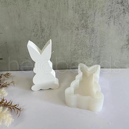 Rabbit Display Decoration DIY Silhouette Silicone Molds SIMO-H142-02B-1