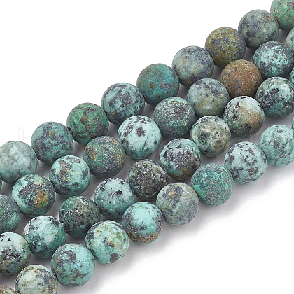 Natural African Turquoise(Jasper) Beads Strands X-G-T106-203-1