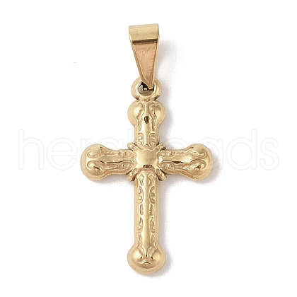 PVD Vacuum Plating 304 Stainless Steel Pendants STAS-M068-06G-1