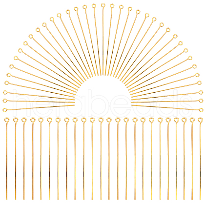 SOFPLATE 600Pcs Brass Eye Pin KK-SP0001-69B-G-1