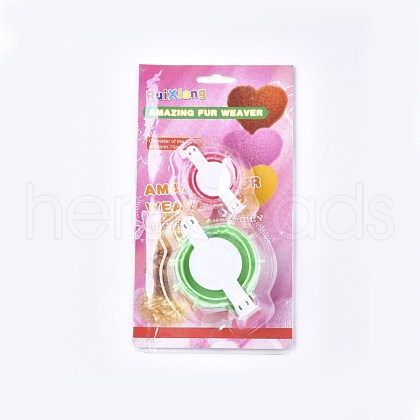 ABS Plastic Knitting Loom for Making Pom Pom TOOL-T006-29-1