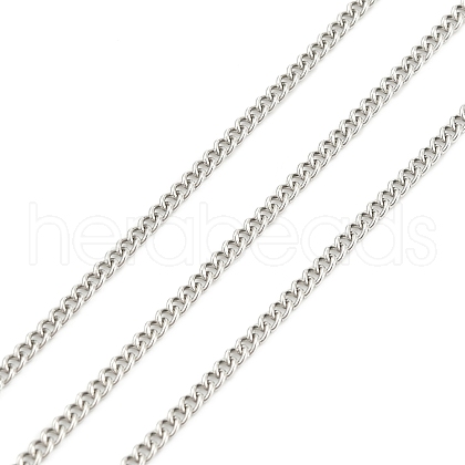 304 Stainless Steel Curb Chains CHS-R008-09-1