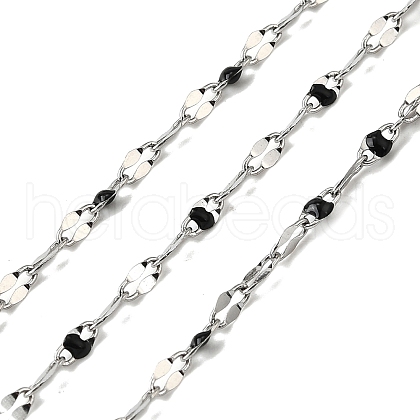 304 Stainless Steel Dapped Chains CHS-H036-01P-08-1