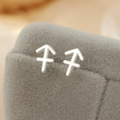 S925 Sterling Silver Stud Earrings WG164A3-08-1