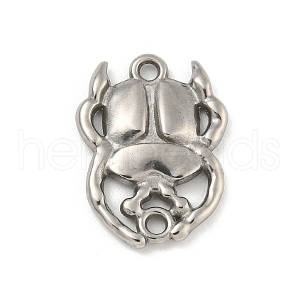 Non-Tarnish 304 Stainless Steel Connector Charms STAS-N103-92P-1