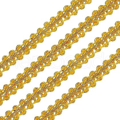 Metallic Polyester Ribbon OCOR-WH0067-04A-1