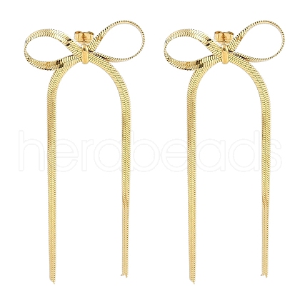Ion Plating(IP) 304 Stainless Steel Stud Earrings X-EJEW-H007-03G-1