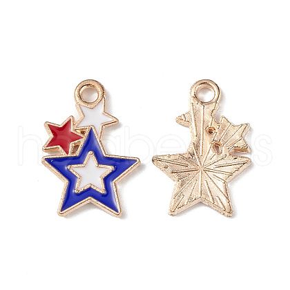Alloy Enamel Pendants ENAM-K067-35-1
