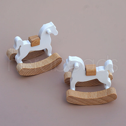 Wooden Rocking Horse Ornaments PW-WG45736-01-1