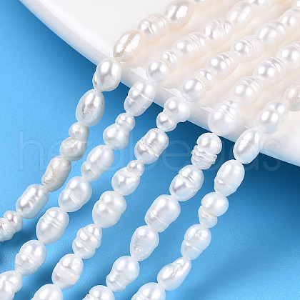 Natural Cultured Freshwater Pearl Beads Strands PEAR-N012-03J-1
