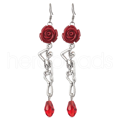 304 Stainless Steel Dangle Earrings EJEW-JE06065-1