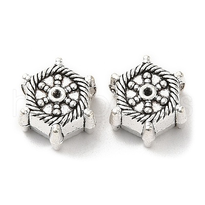 Tibetan Style Alloy European Beads PALLOY-I220-02AS-1