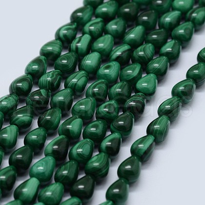 Natural Malachite Beads Strands G-F571-25-1