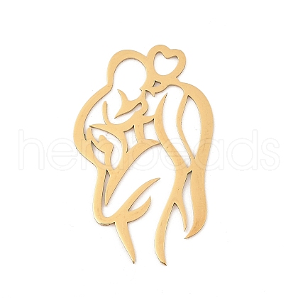 Mother's Day 304 Stainless Steel Big Pendants STAS-Z109-23G-1