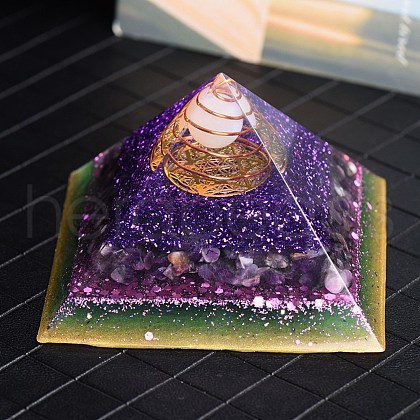 Orgonite Pyramid Resin Energy Generators PW-WGF486A-01-1
