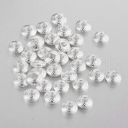 Tibetan Style Alloy Spacer Beads TIBEB-R011-S-LF-1