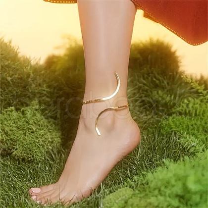 Polishing Bend Iron Cuff Anklets WG00C9B-01-1