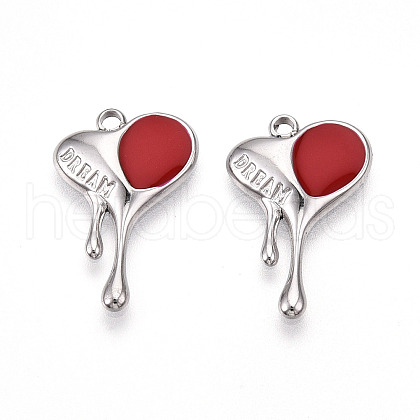 304 Stainless Steel Pendants STAS-N108-12P-1