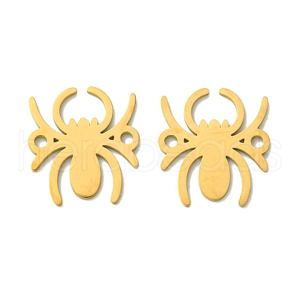 201 Stainless Steel Connector Charms STAS-U003-03G-1