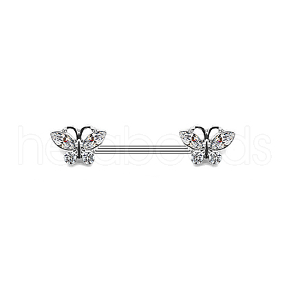 316L Surgical Stainless Steel Nipple Rings WGD1062-04-1