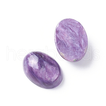 Natural Charoite Cabochons G-E557-05D-1