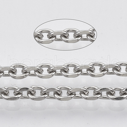 Tarnish Resistant 304 Stainless Steel Cable Chains STAS-R100-11-1