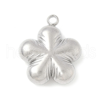 304 Stainless Steel Pendants STAS-R162-02P-01-1