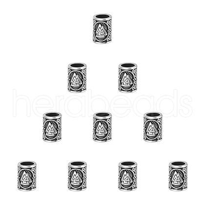 Unicraftale 10Pcs 304 Stainless Steel European Beads FIND-UN0003-86-1