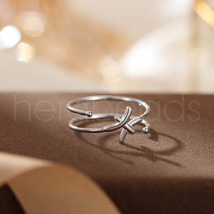 Twelve Constellations 925 Sterling Silver Finger Rings FS-WGD38E8-23-1