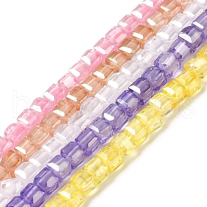 Cubic Zirconia Bead Strands ZIRC-P109-01A-M-1