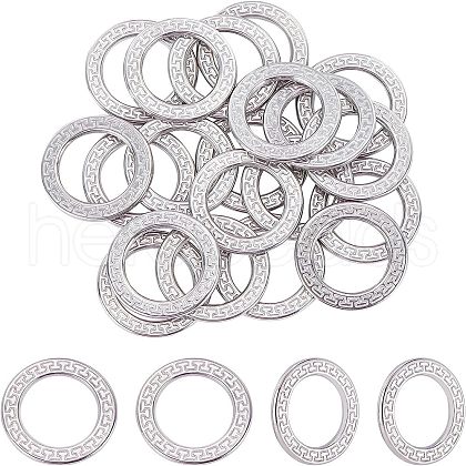 Unicraftale 304 Stainless Steel Linking Rings STAS-UN0022-24-1